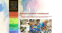 Desktop Screenshot of creativewayart.com
